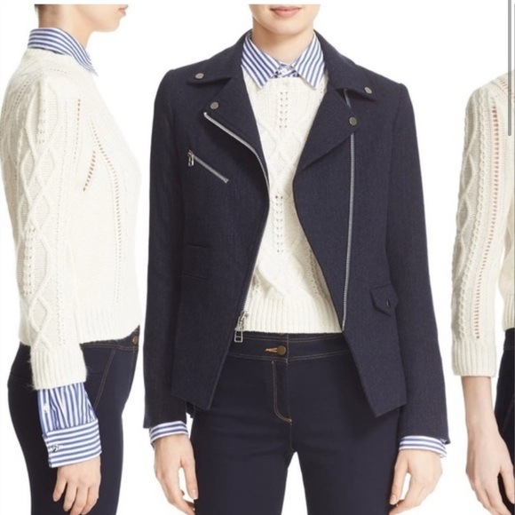 NEW Veronica Beard Surrey Cable Knit Pullover Sweater Cream - Picture 9 of 17